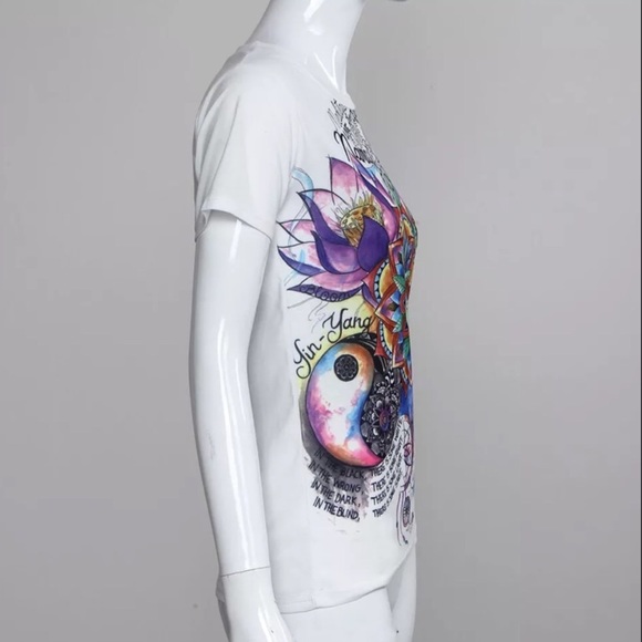 Graffic Crew Neck T- Shirt - Picture 2 of 4